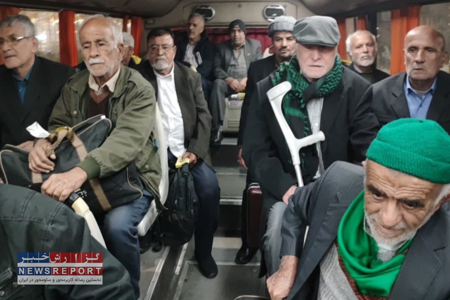 اعزام جانبازان و ایثارگران لامردی به مشهد مقدس