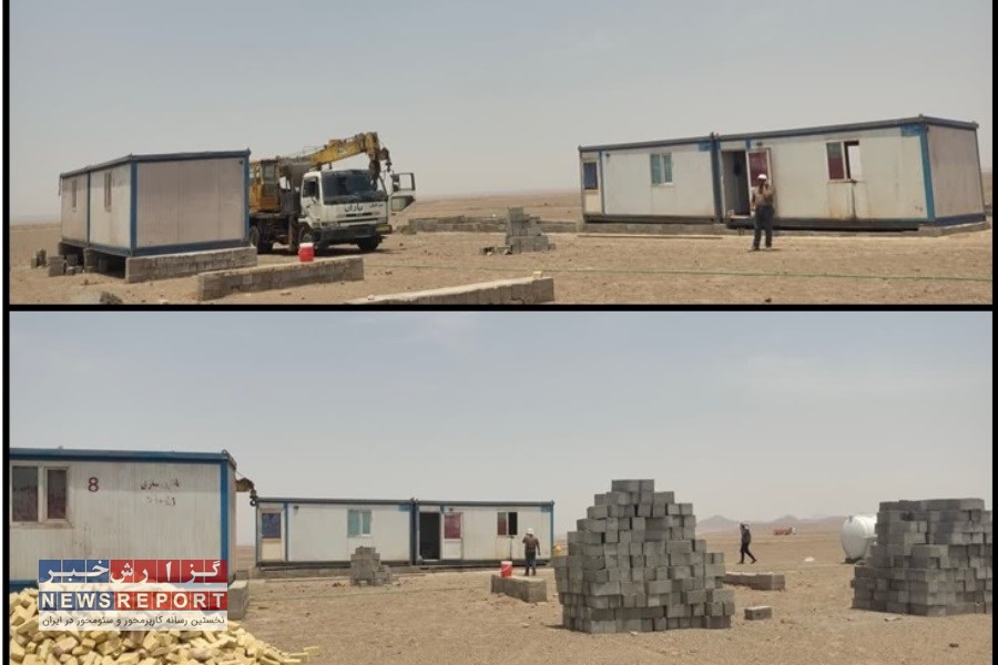 نصب کانکس در پروژه کارخانه کنسانتره آنومالی شمالی