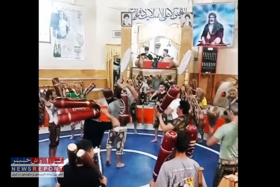 برای پیوند سنت و معنویت در دهه کرامت؛ زنگ پهلوانی در اقلید نواخته شد