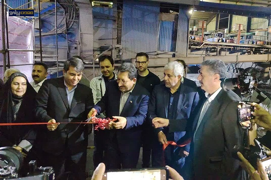 با حضور وزیر صمت کارخانه تولید مس و روی سرگز اسفندقه جیرفت افتتاح شد