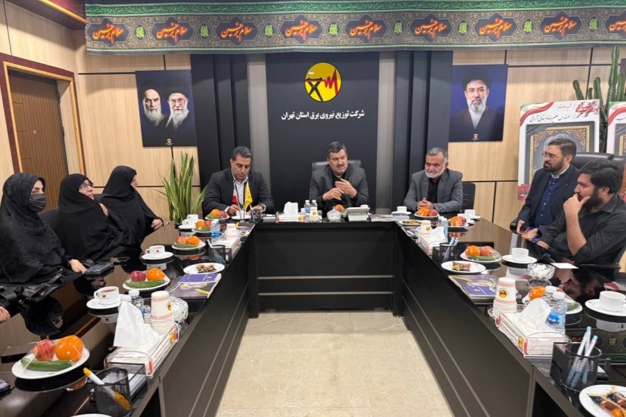نشست صمیمانه مدیرعامل شرکت توزیع نیروی برق استان تهران با خانواده معزز شهدای شرکت