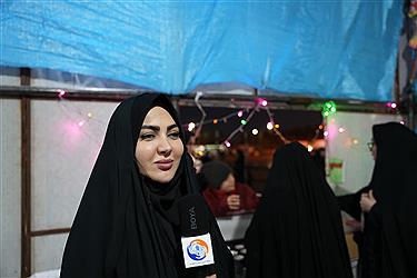 تصویر موج گسترده خدمت‌رسانی آبشار عاطفه ها به زائران در نیمه شعبان